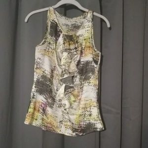 3/$15 BANANA REPUBLIC blouse with ruffle front